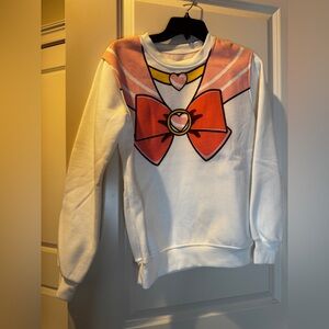 Chic Graphic Crew Neck Sweater